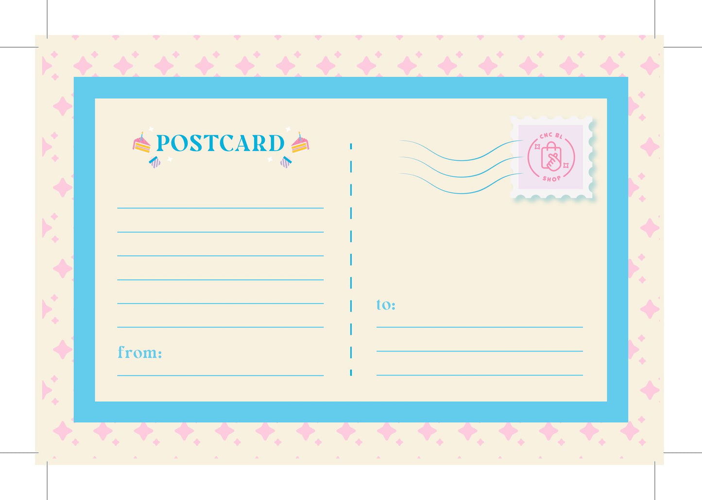 ✨ Customizable Postcard – BL Actors, Couples, Series