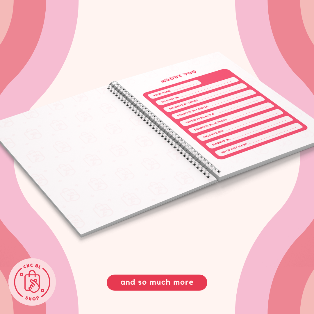 Handmade BL Diary - A5 with Holographic Polaroids