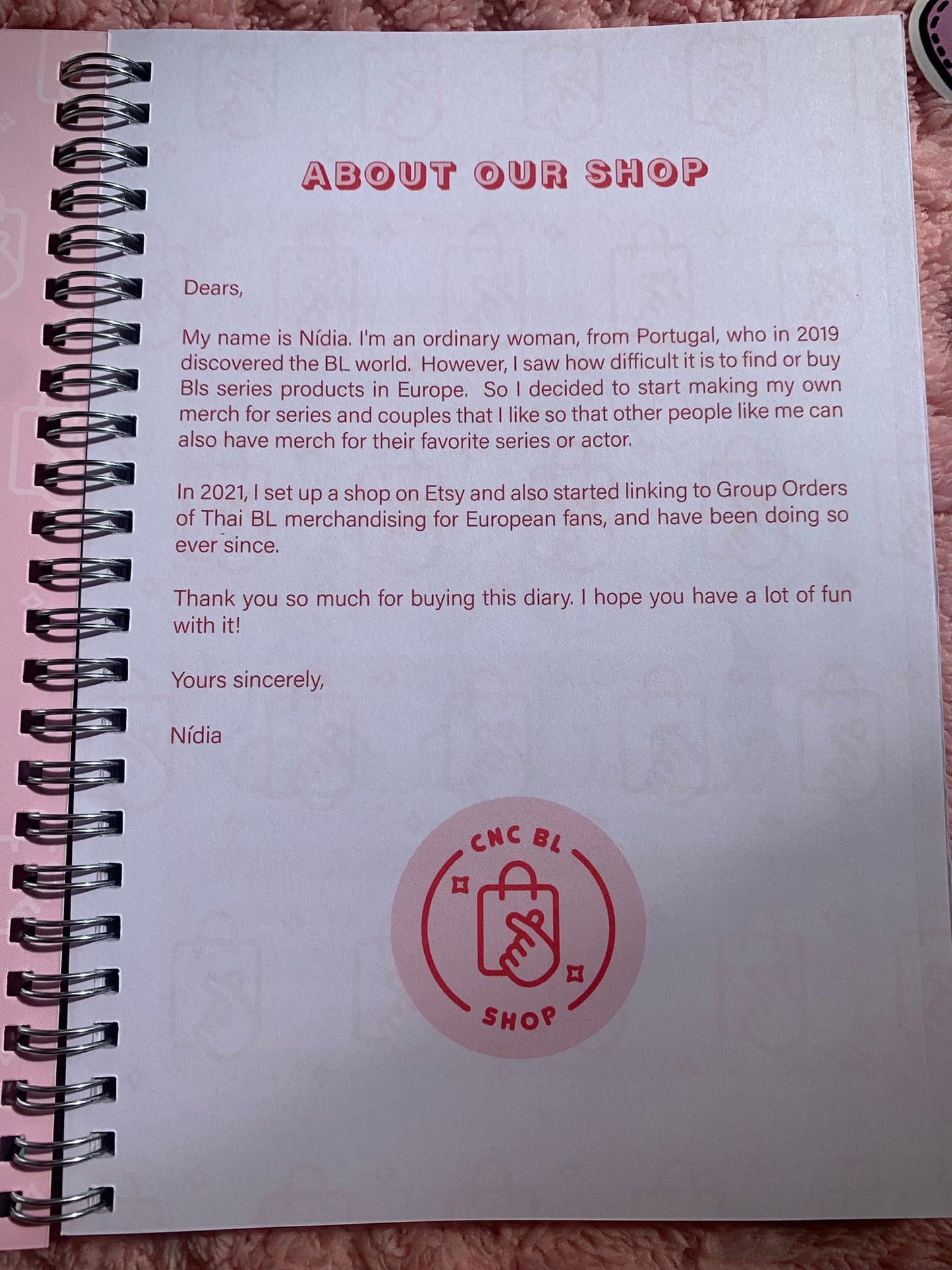 Handmade BL Diary | A5 Size Journal