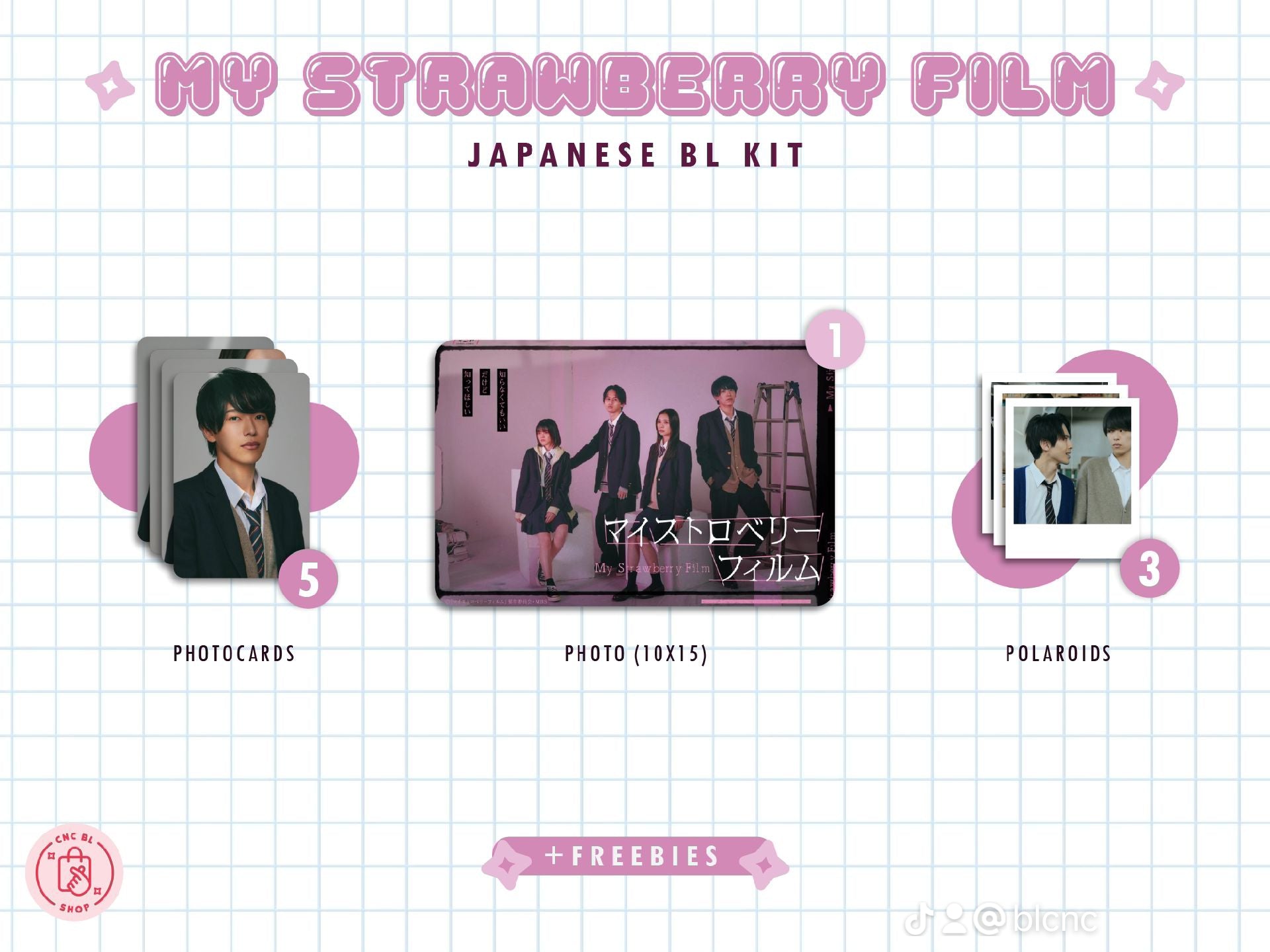 My Strawberry Film Kit - Exclusive Photocard & Polaroid Collection
