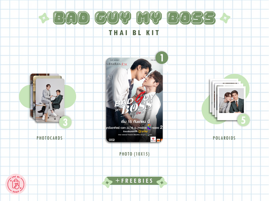 Bad Guy My Boss Series Kit - Photocard & Polaroid Collection