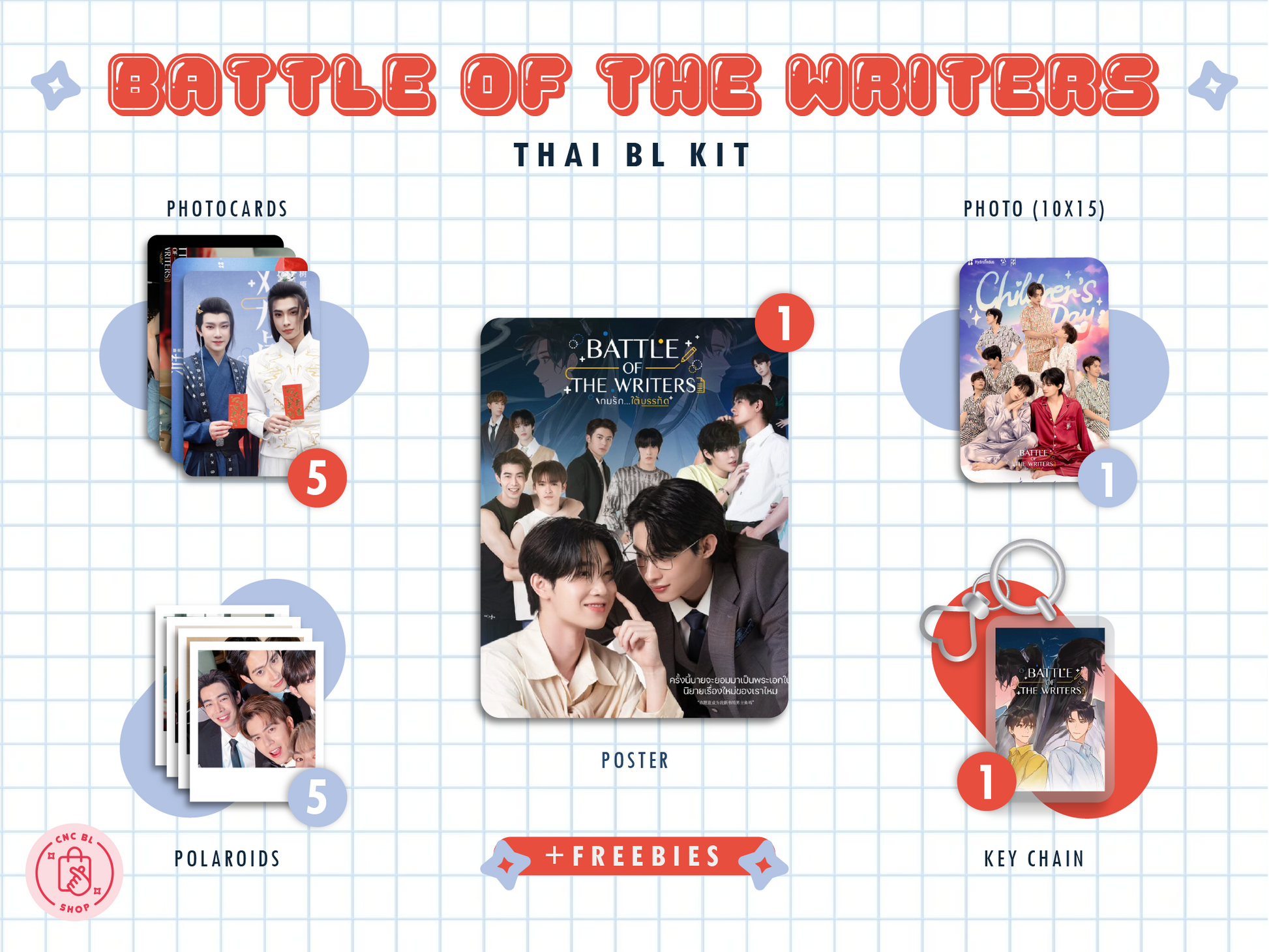 Battle of The Writers Series Kit - Collectible Photocard & Poster Set