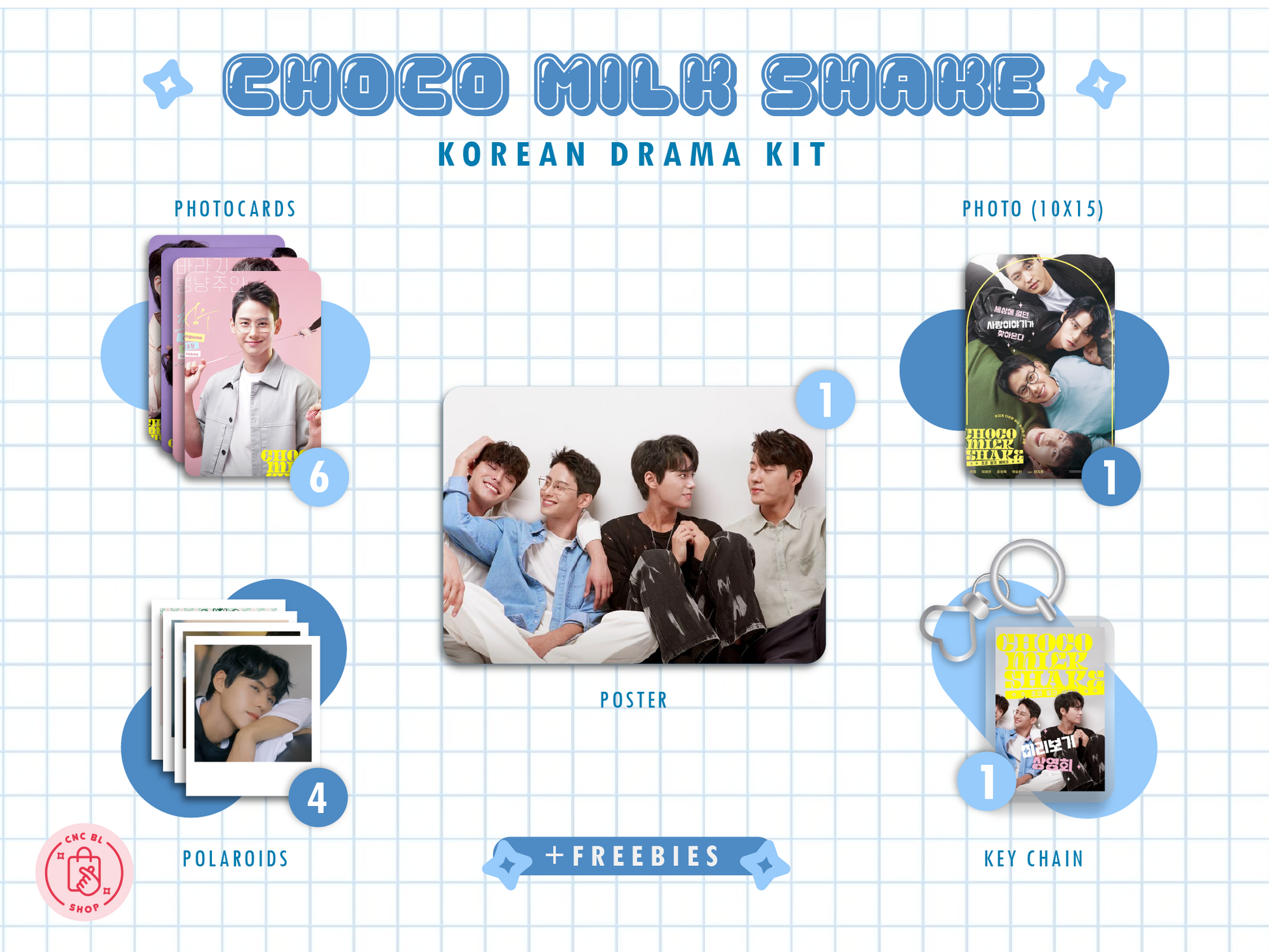 Choco Milk Shake Kit - Exclusive Photocard & Polaroid Set