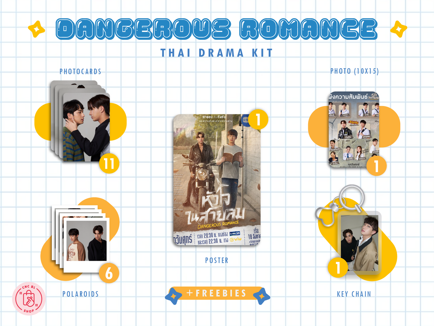 Dangerous Romance Kit - Collectible Photocard & Polaroid Set