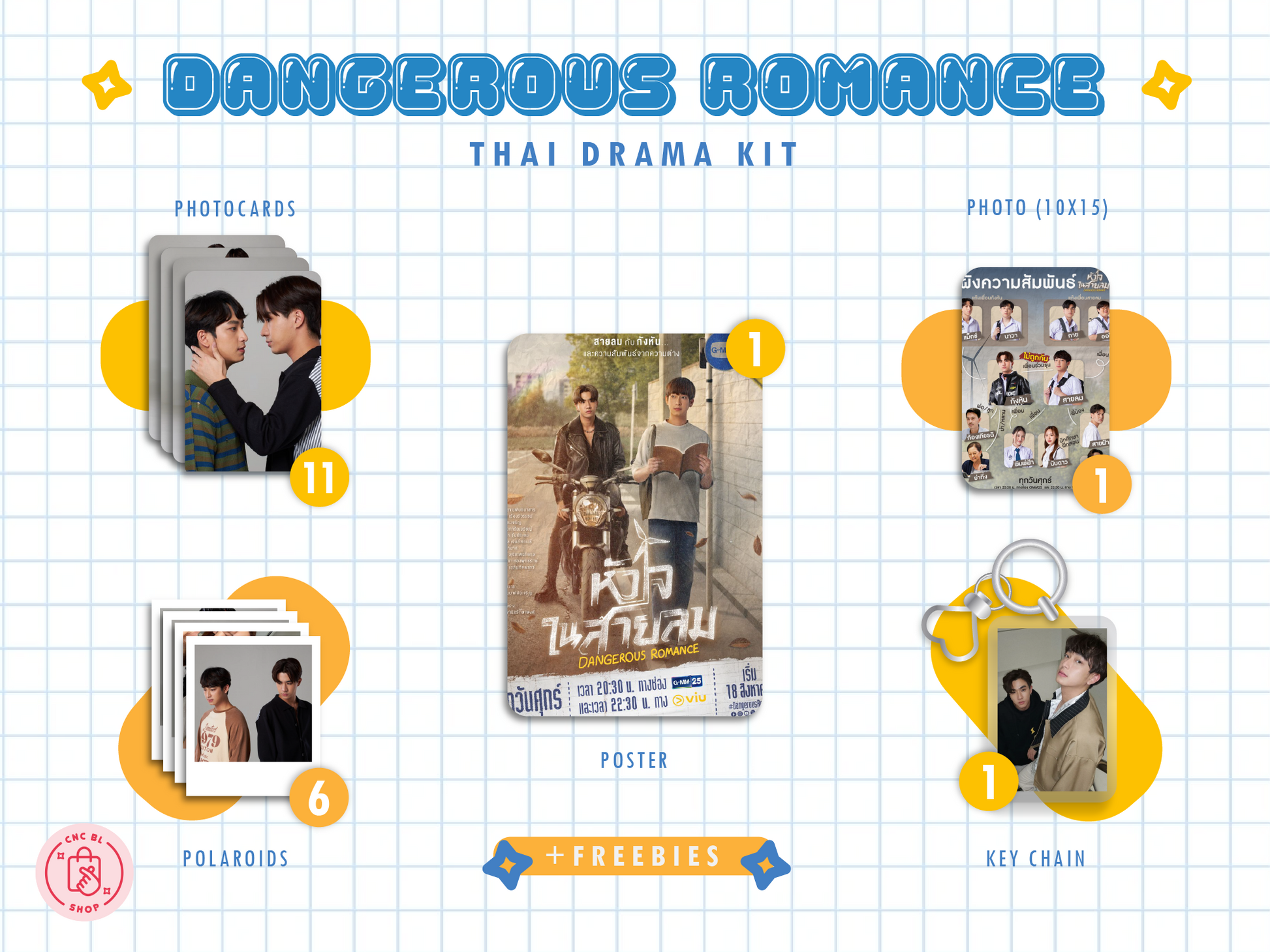 Dangerous Romance Kit - Collectible Photocard & Polaroid Set