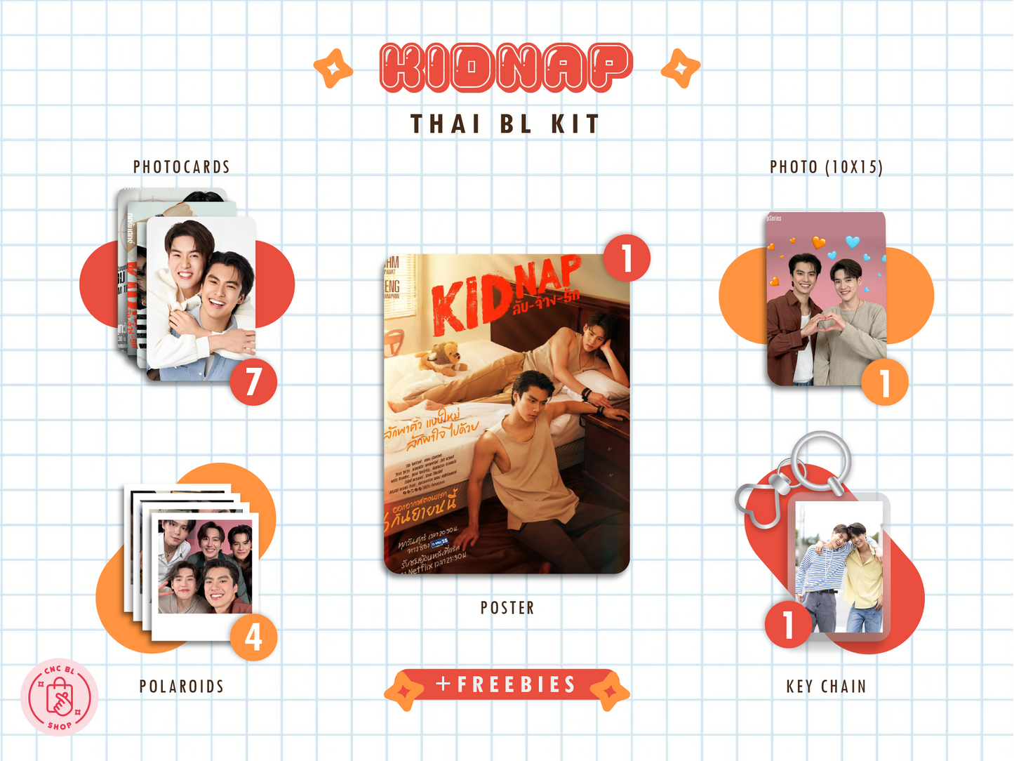 Kidnap The Series Kit - Exclusive Photocard & Polaroid Set