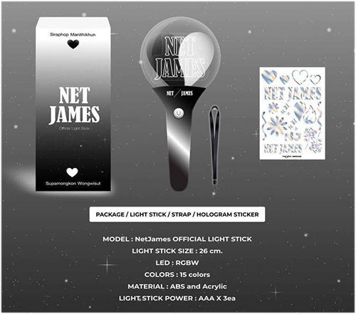 NetJames Official LightStick - Exclusive Fan Merchandise