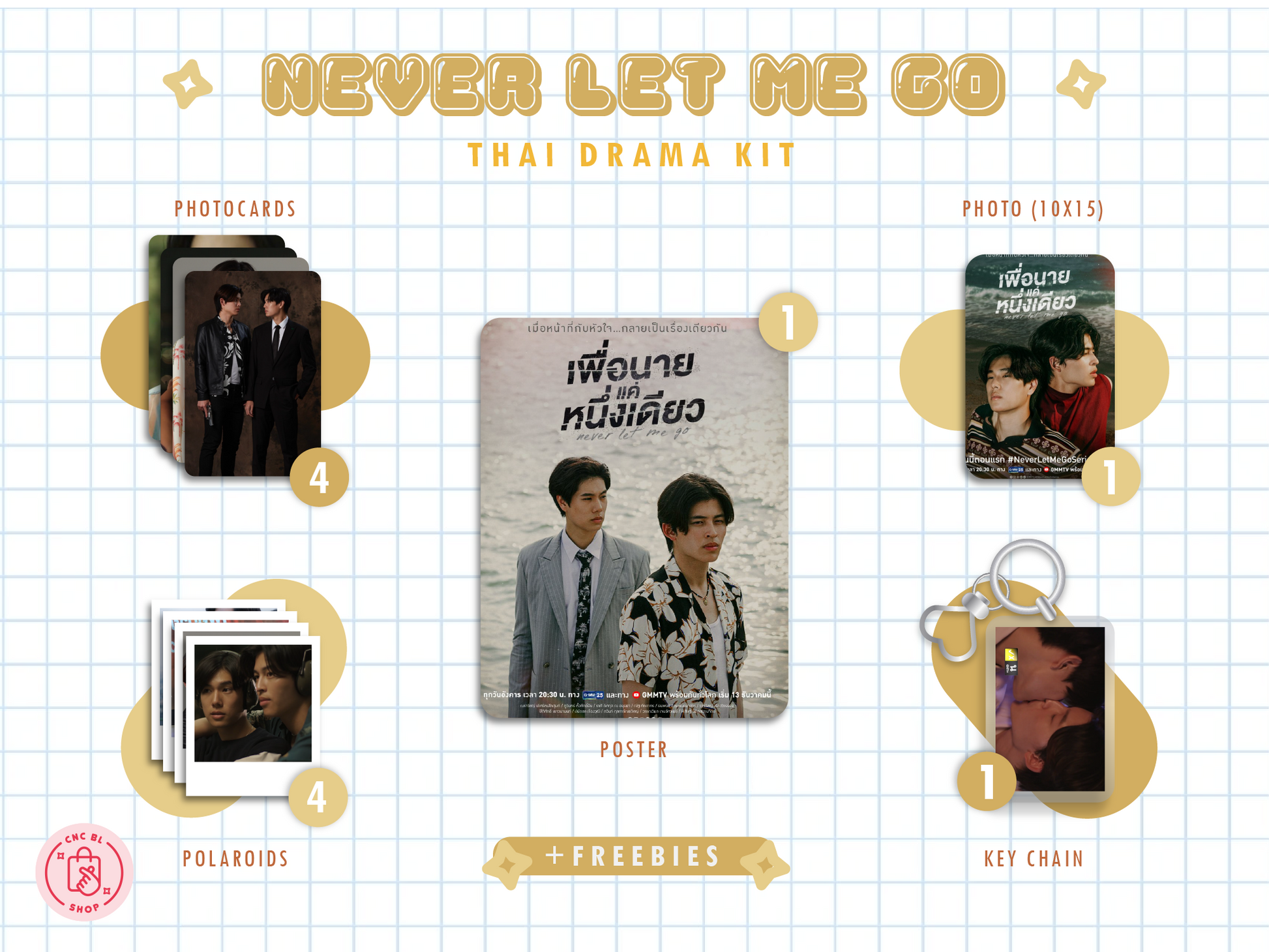 Never Let Me Go Kit - Exclusive Photocard & Polaroid Set