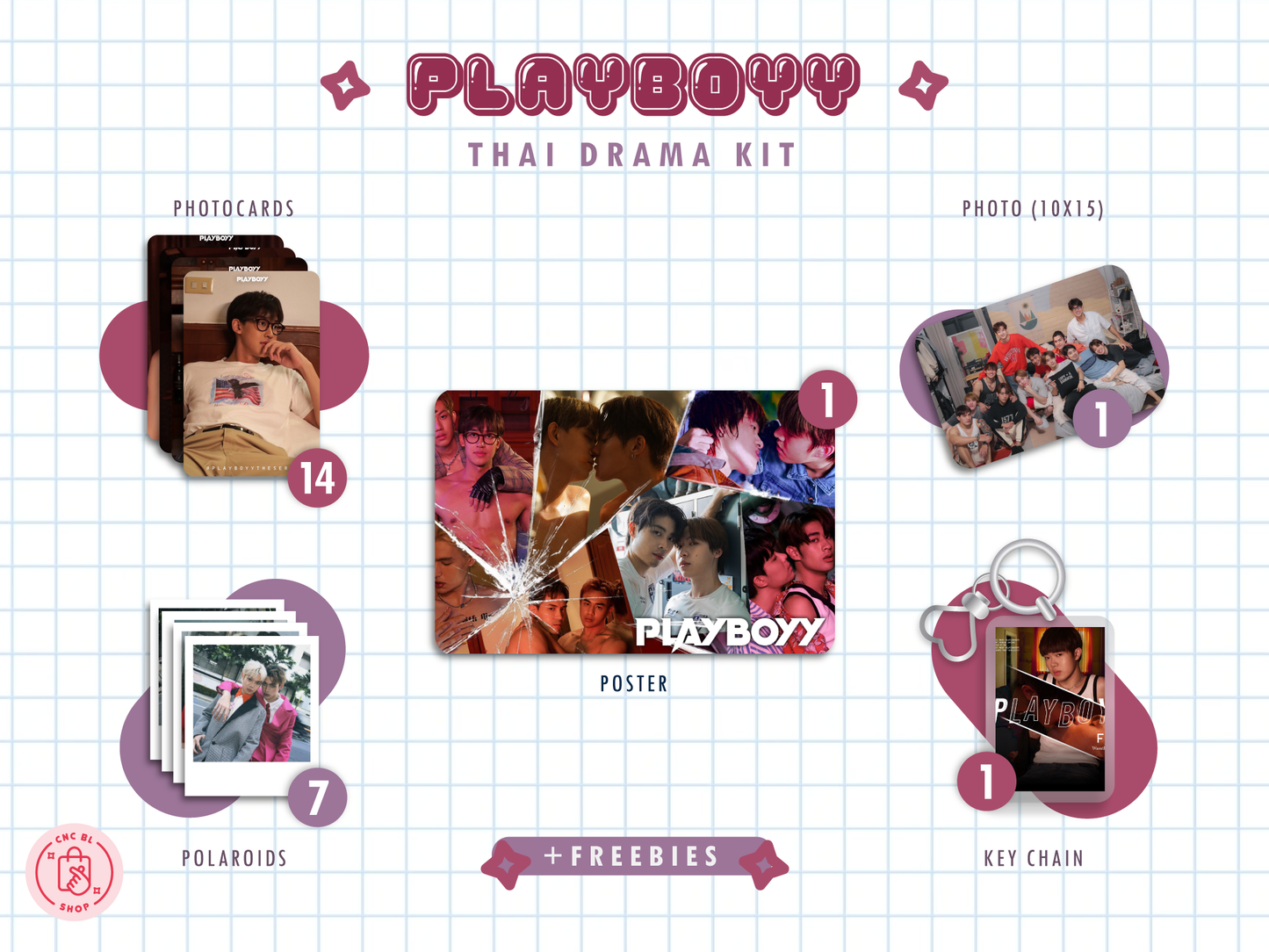 PlayBoyy The Series Kit - Exclusive Photocard & Polaroid Set