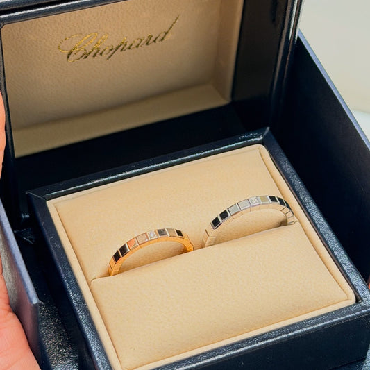 [Pre-Order] ABO Desire HuaSheng (XingQiu) Engagement Ring – Geometric Ice Cube Inspired Couple Ring