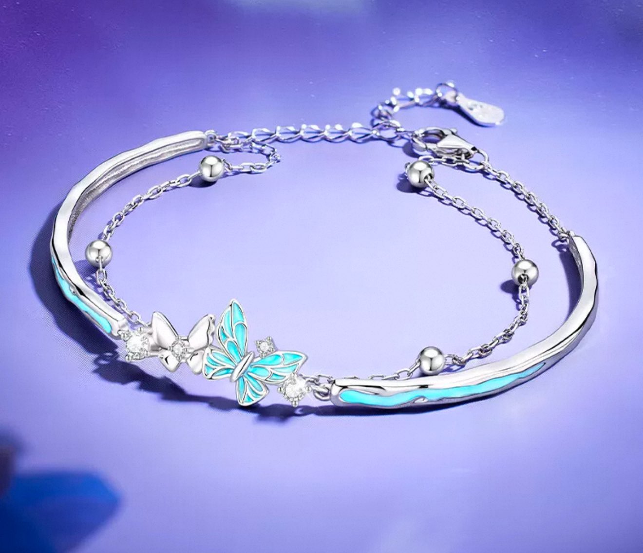 [Pre-Order] Huang Xing Butterfly Jewelry – Xing Qiu Inspired Sterling Silver Ring & Bracelets