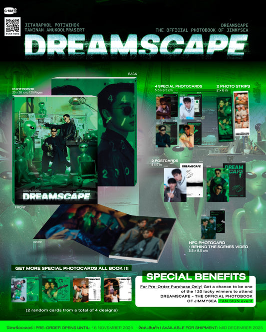 [PRE-ORDER] The Official Photobook JIMMYSEA - DREAMSCAPE