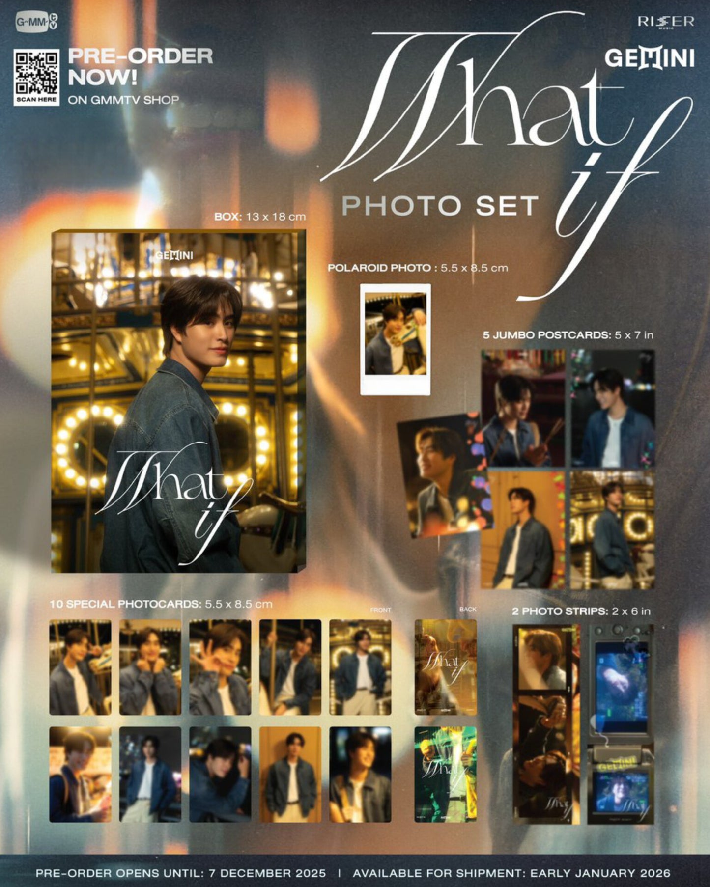 [PRE-ORDER] GMMTV GEMINI NORAWIT "WHAT IF" PHOTO SET