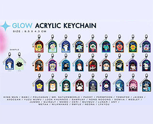 [Pre-Order] GMMTV FANIVAL: Glow Acrylic Keychain