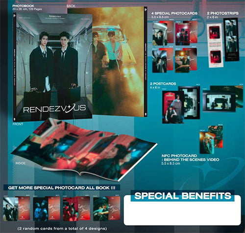 [PRE-ORDER] The Official Photobook of Pond Phuwin - Rendezvous