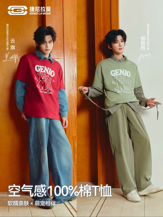 [PRE-ORDER] GENIOLAMODE x YunYi T-Shirt – Limited Edition Fan Apparel (12 Colors)