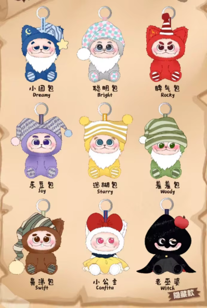 [PRE-ORDER] Ziyu x Gismow Little Fools Blind Box Bag Charm