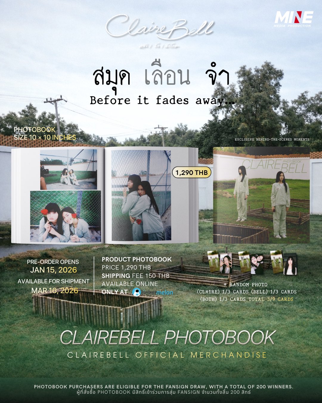 [PRE-ORDER] ClaireBell Official Photobook – Fansign Edition