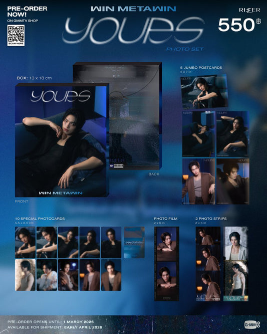 [PRE-ORDER] GMMTV Win Metawin: YOURS Photo Set Limited Collection