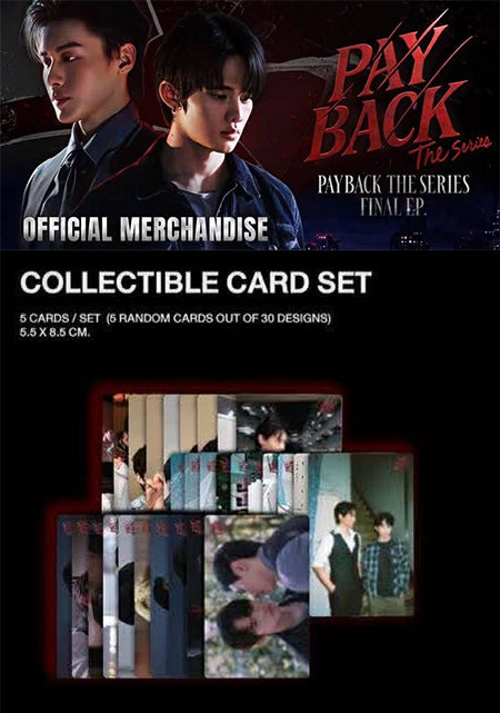 [PRE-ORDER] PAYBACK THE SERIES Official Merchandise – Final EP Collectible Card Set & Pink Bunny Sticker