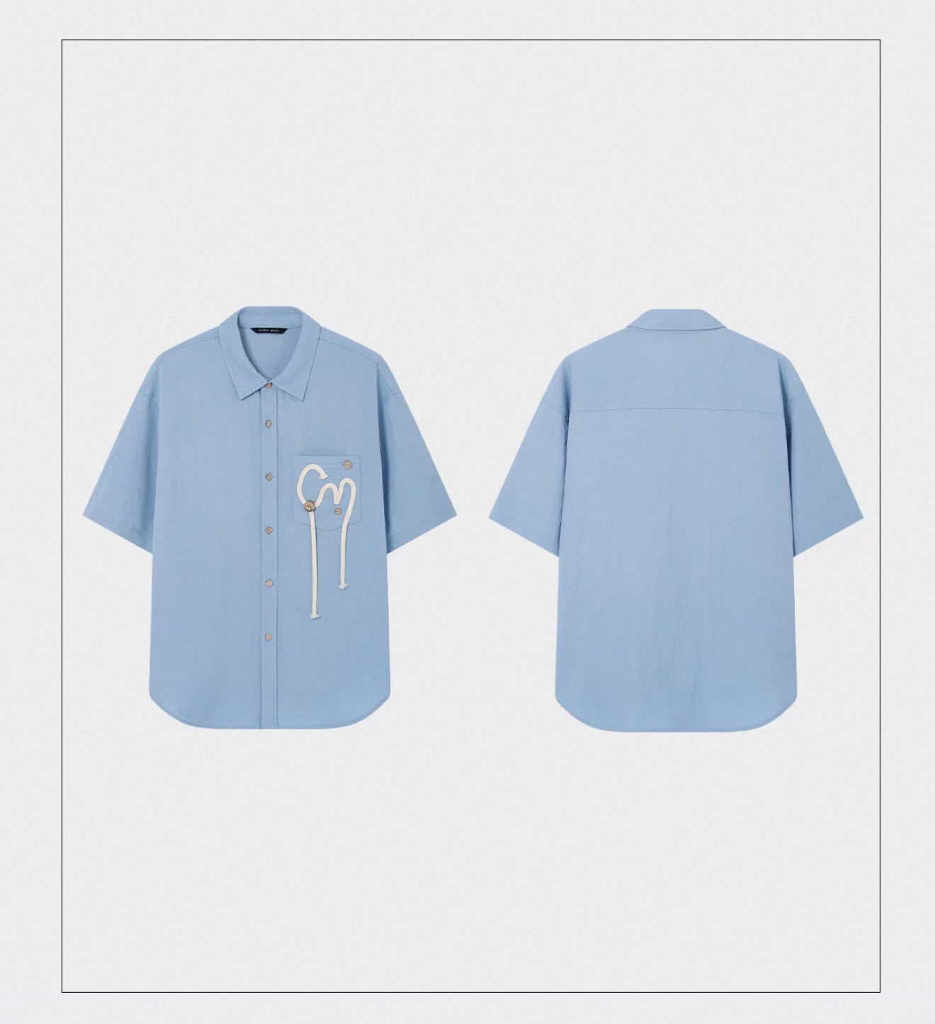 [PRE-ORDER] CM Brand Shirt – XingQiu Inspired Oversized Fashion Tee | Eliot Huang & Kipuka Qiu Style
