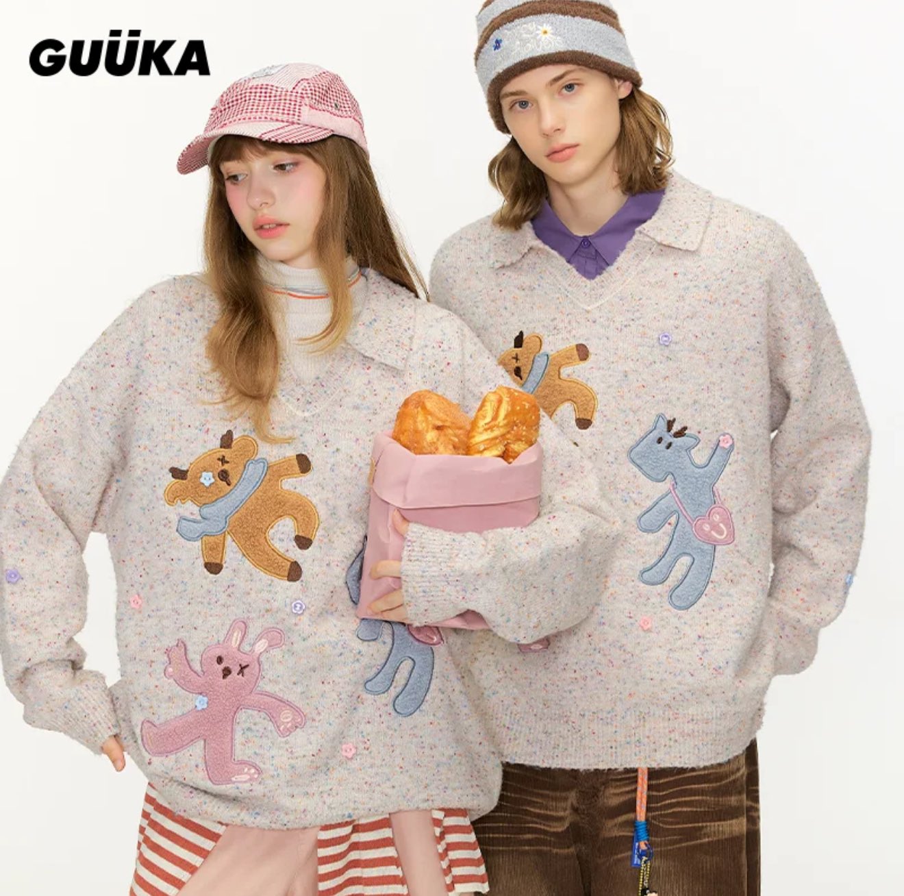 [PRE-ORDER] Hao Yiran Style Guuka Sweater – To My Shore Inspired Oversized Knit