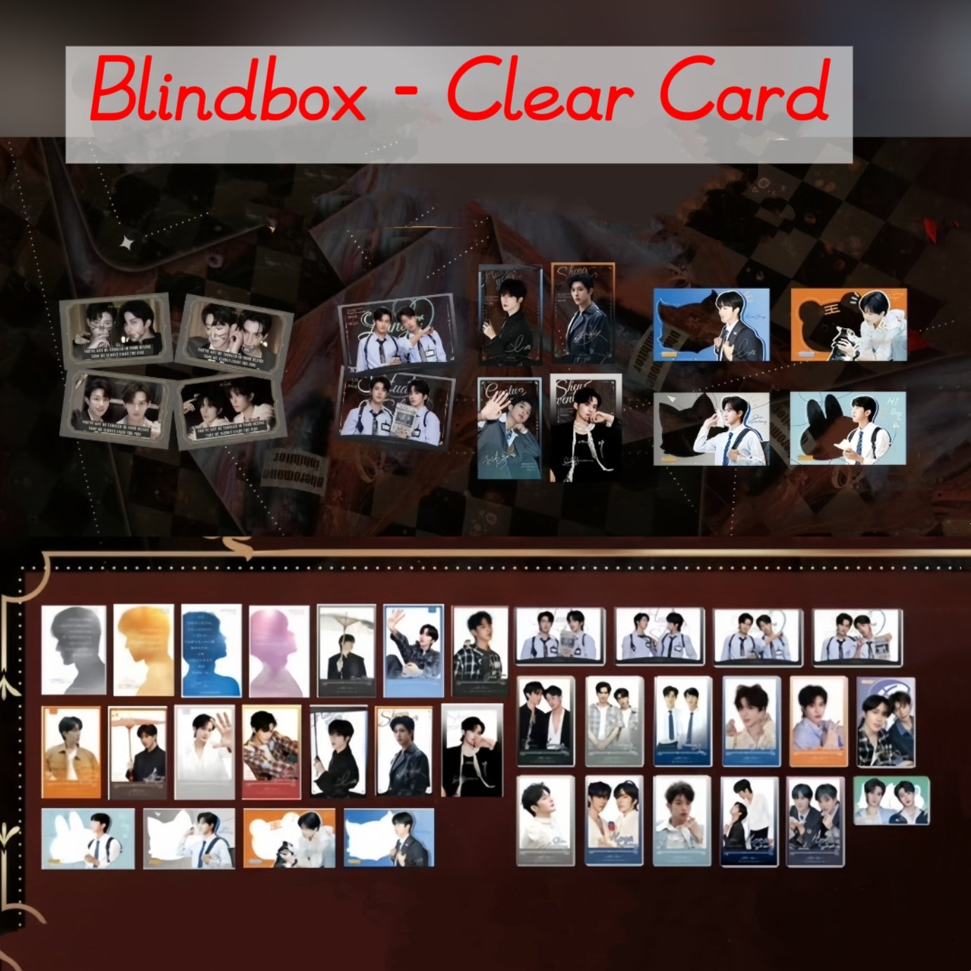 [PRE-ORDER] ABO DESIRE ZuiZhi Folding Screen & Blind Box Clear Cards – Official Desire4 Collectible Merch