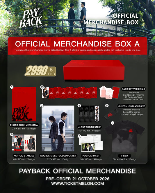 [PRE-ORDER] PAYBACK THE SERIES Official Merchandise Boxset | Red & Black Version