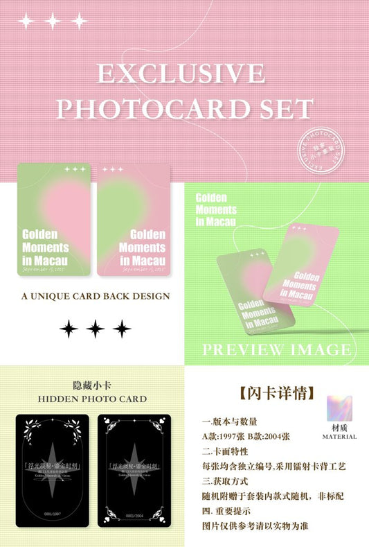 [PRE-ORDER] Golden Moments in Macau – Official Photocard Set