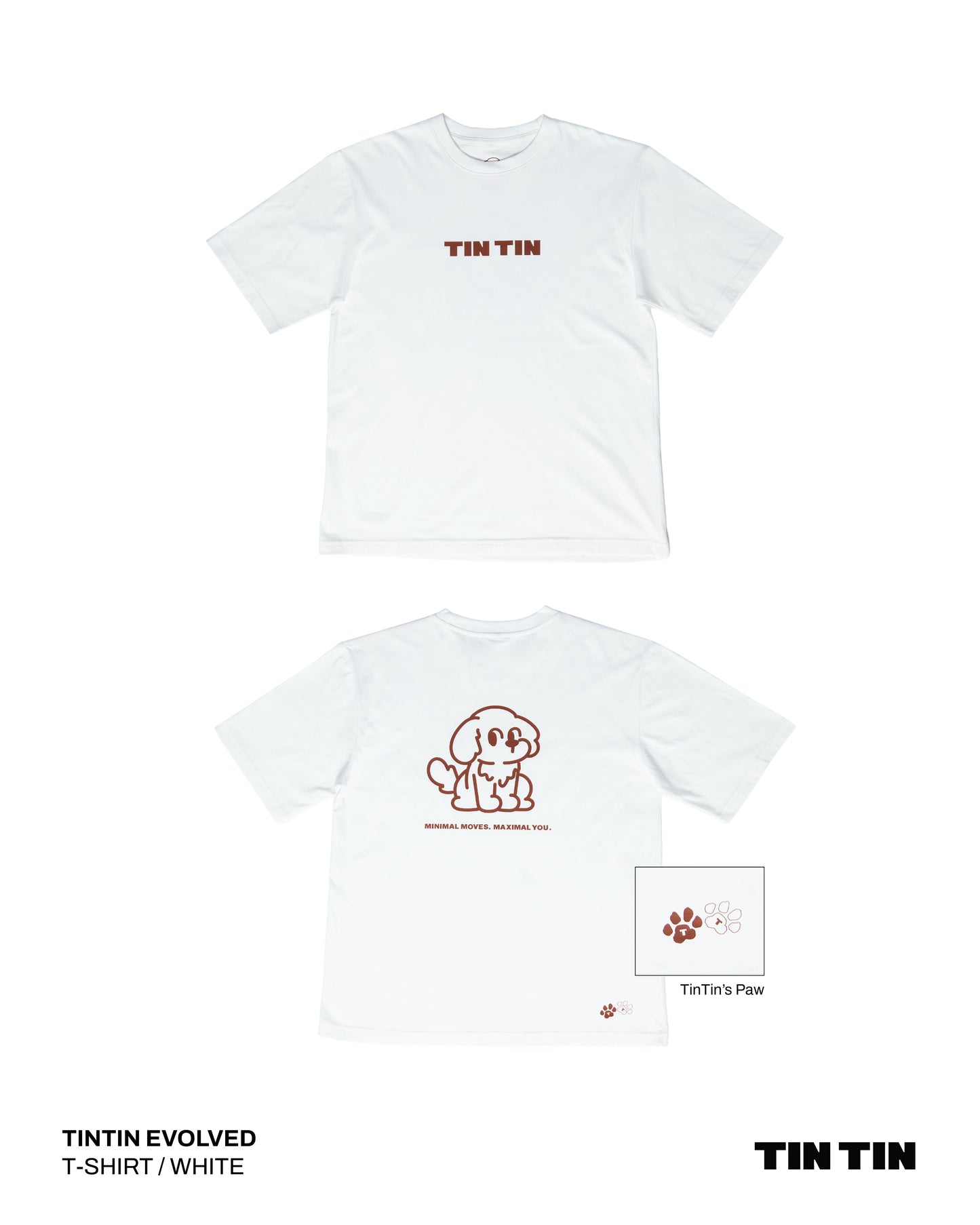 [PRE-ORDER] TINTIN EVOLVED Combo Set | T-Shirt + Leather Keychain