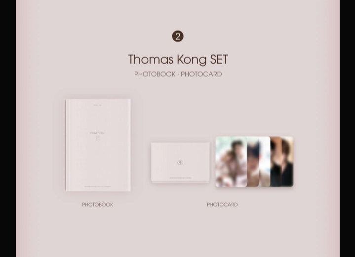 [PRE-ORDER] ThomasKong “Drawn to You” Official Photobook Set – Limited Pre-Order | Thai BL Couple Collector Edition