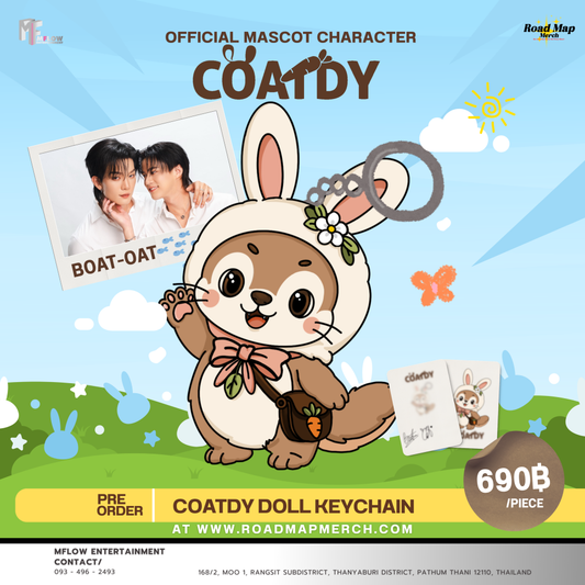 [PRE-ORDER] COATDY × BoatOat Plush Keychain | BoatOat Plush Collectible