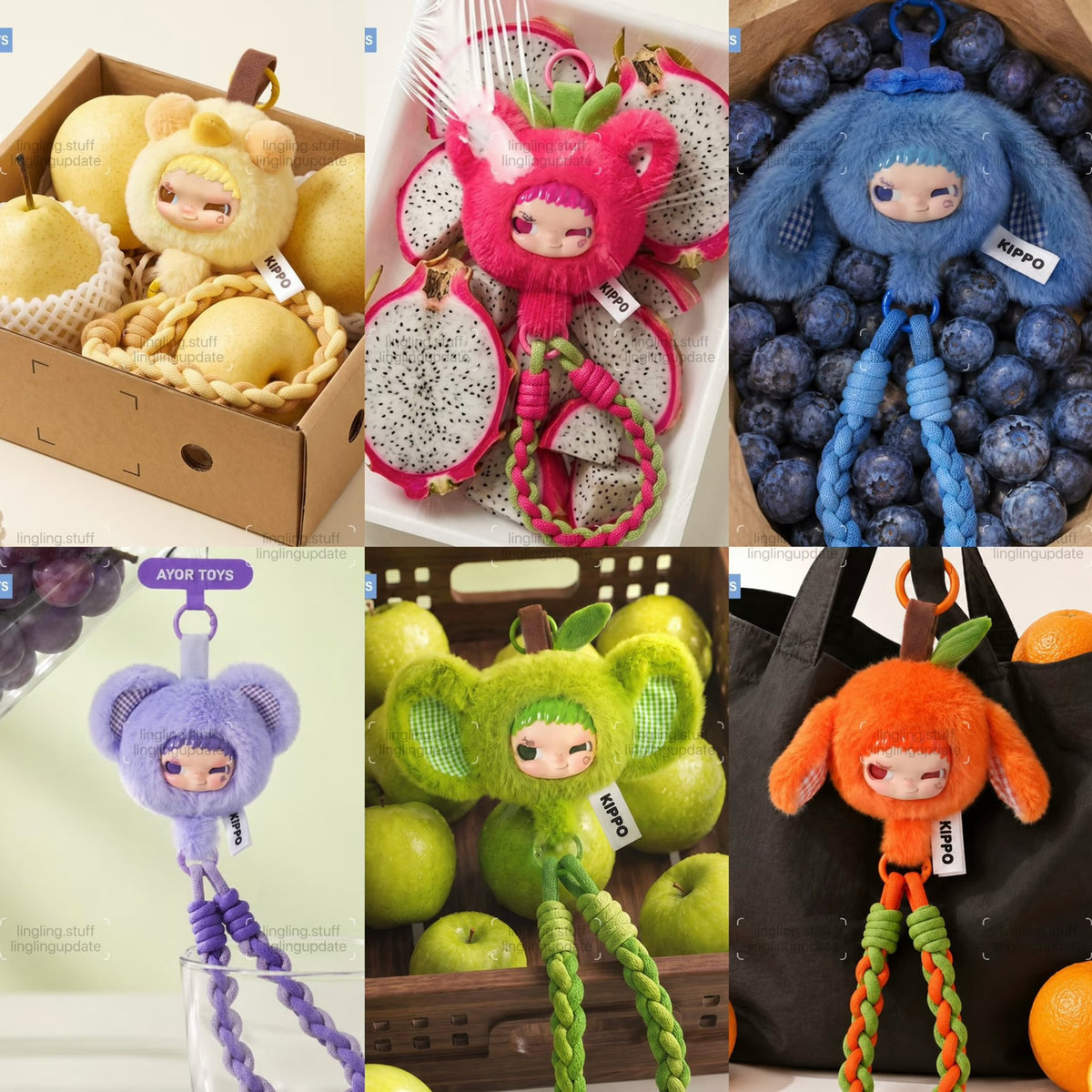 [PRE-ORDER]  AYOR Toys × Tian Xuning Kippo Mystic Fruits Blind Box Keychain