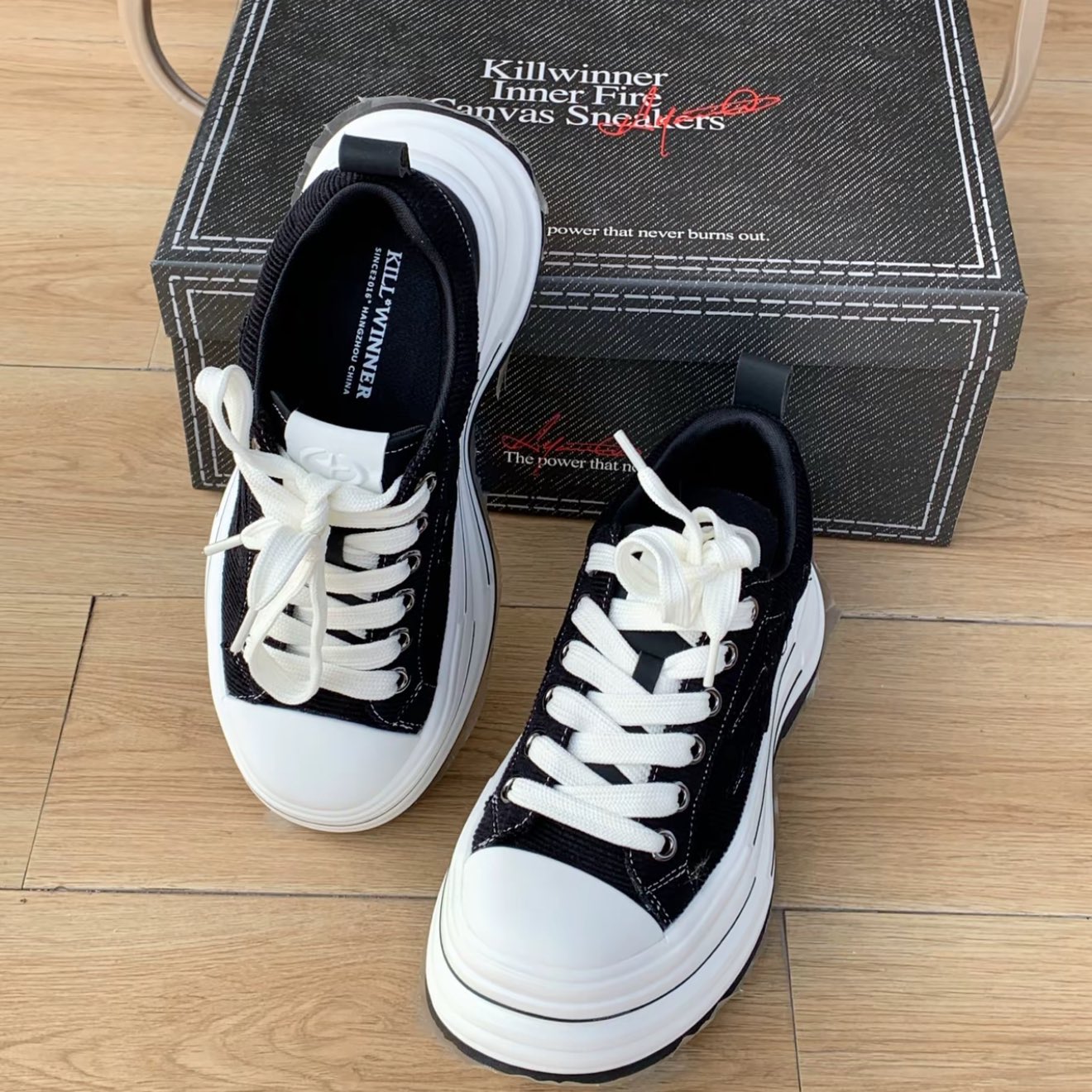 [PRE-ORDER] KILLWINNER Platform Shoes – Ziyu Inspired Height Boost Sneakers
