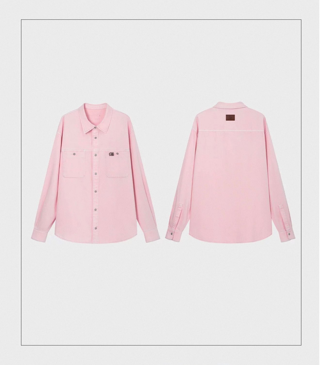 [PRE-ORDER] Pre-Order Qiu Dingjie CM Brand Pink Shirt – Official Celebrity Outfit | Limited Edition