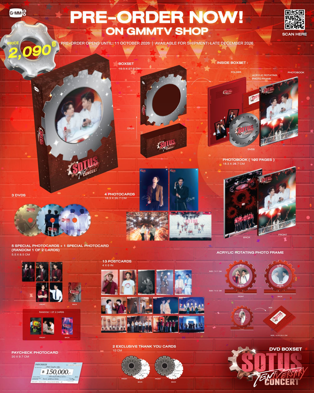 [PRE-ORDER] SOTUS TENIVERSARY CONCERT Official DVD Boxset | Krist & Singto