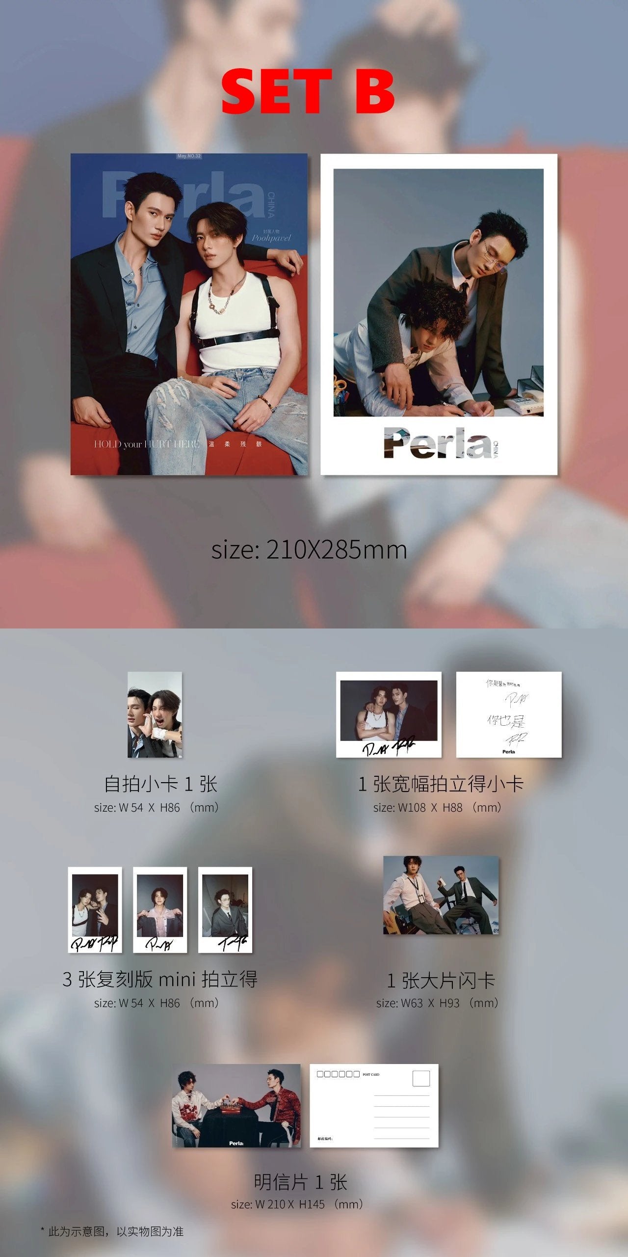 [PRE-ORDER] Perla x PoohPavel Magazine – Pooh Pavel Double Cover Thai BL Collectible Edition