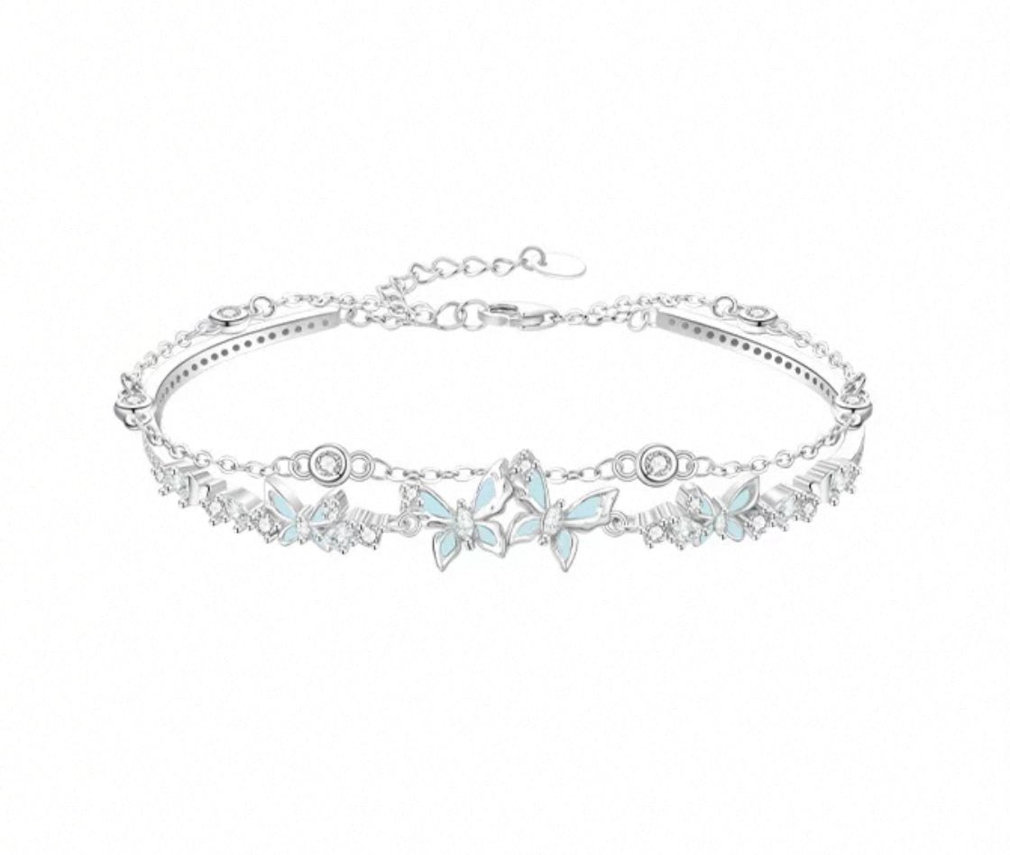 [Pre-Order] Huang Xing Butterfly Jewelry – Xing Qiu Inspired Sterling Silver Ring & Bracelets