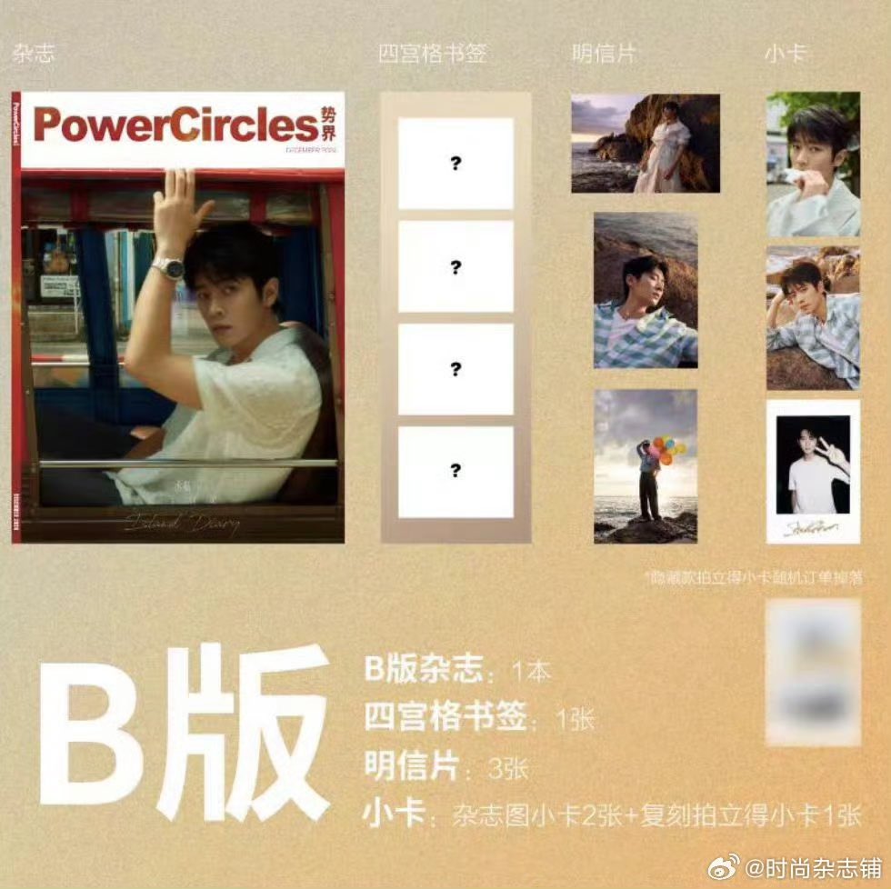 [PRE-ORDER] Power Circle Magazine x Cheng Lei Cover – Photocards Bookmark Postcards Set