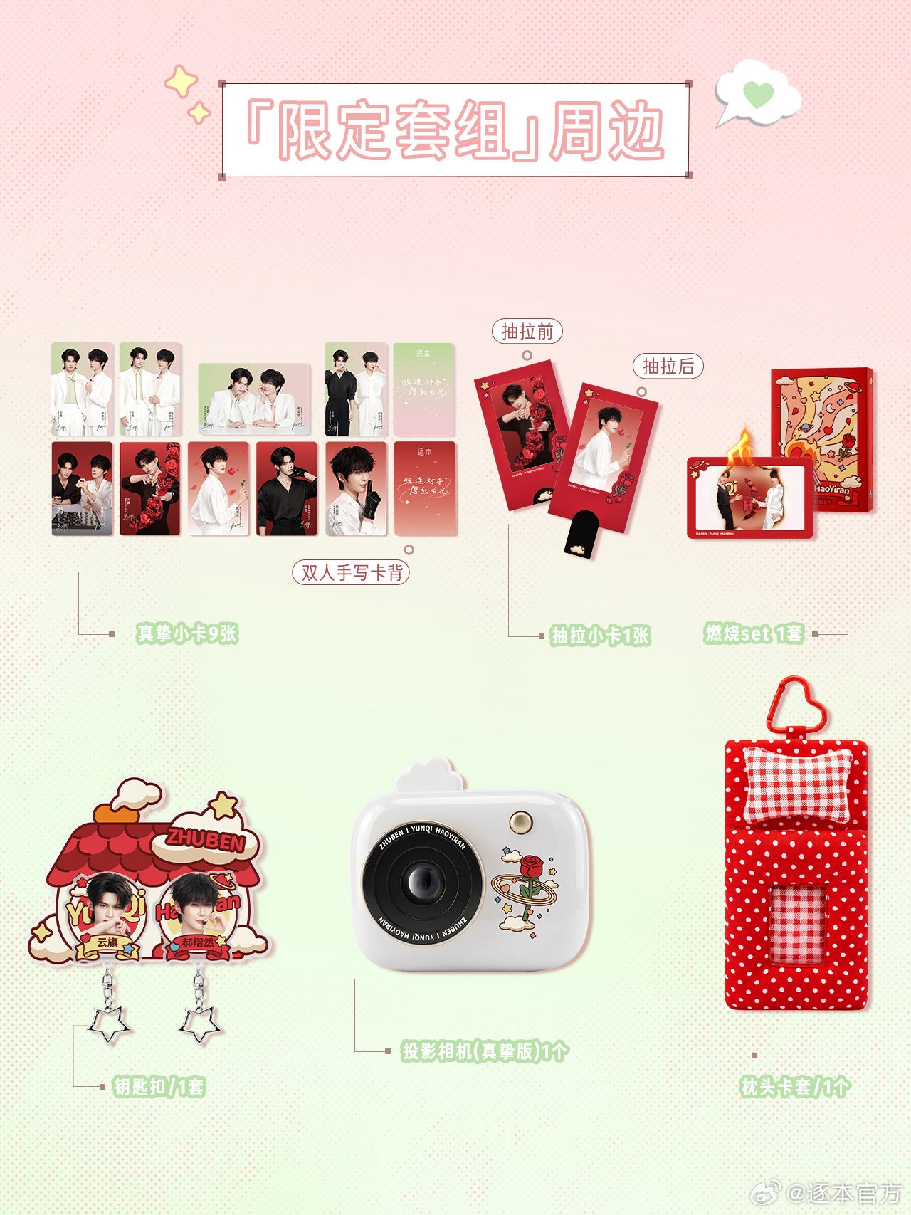 [PRE-ORDER] Zhuben x YunYi Destined Encounters Set – Limited Edition Photocard & Collectibles Box