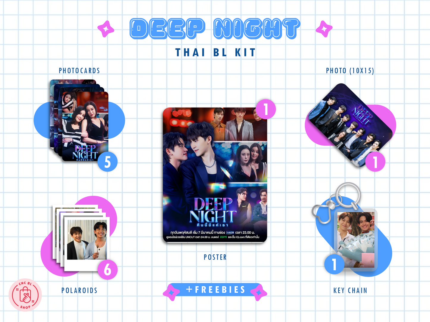 Deep Night BL Kit - Exclusive Photocard & Polaroid Collection