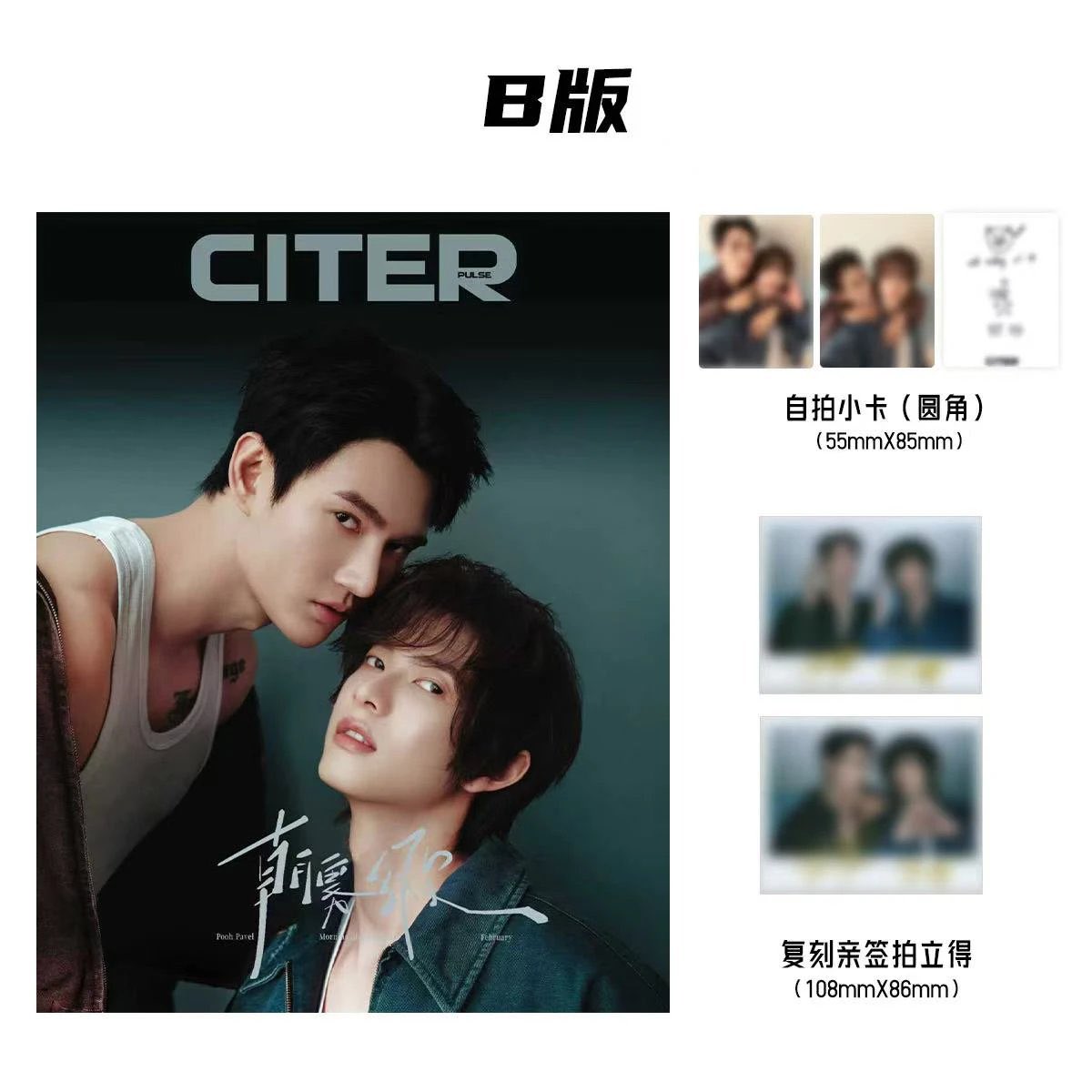 PRE-ORDER] CITER x PoohPavel Magazine Set A–D | Selfie Cards
