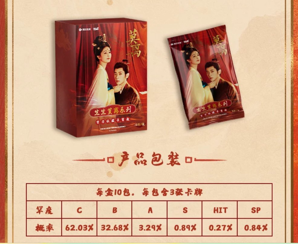 [PRE-ORDER] The First Jasmine Official Random Cards (Bai Lu, Cheng Lei)