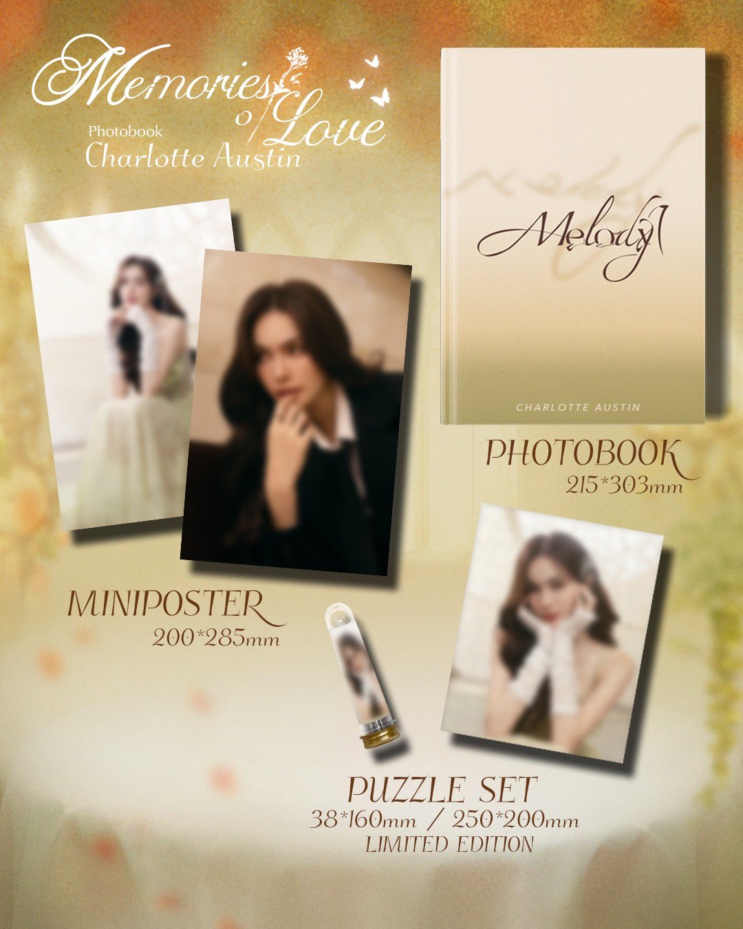 [PRE-ORDER] Photobook : Memories Melody - Charlotte Austin