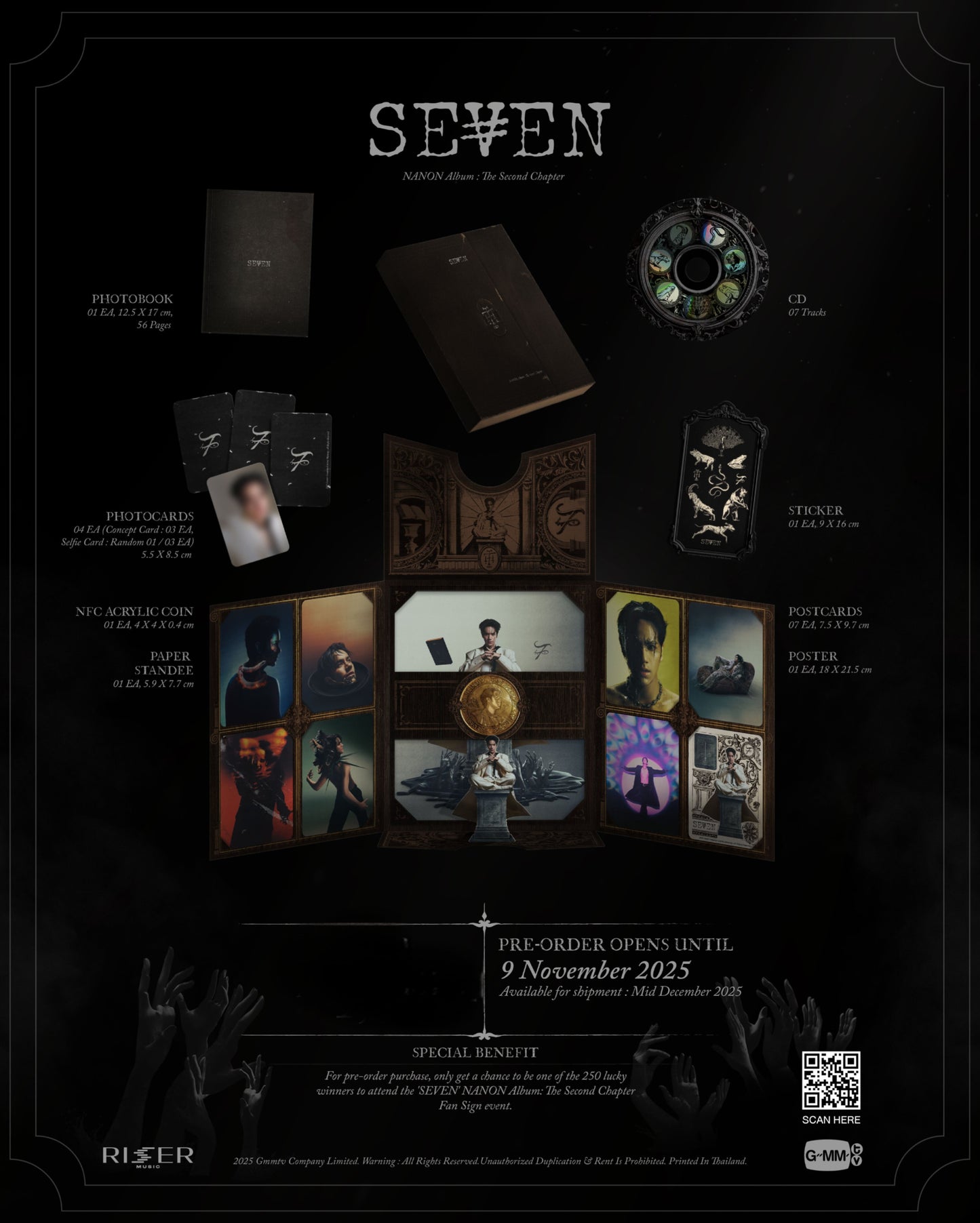 [PRE-ORDER] GMMTV SEVEN NANON ALBUM: THE SECOND CHAPTER